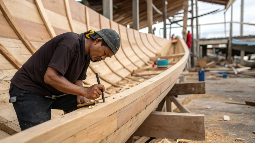 Sourcing Repair Timber in Flores: Local Wood for Wooden Ships